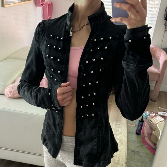 TRIPP NYC Denim Jacket with flair - Picture 4 of 4